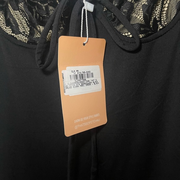 That’s so fetch black midi dress with cut out - Picture 4 of 4